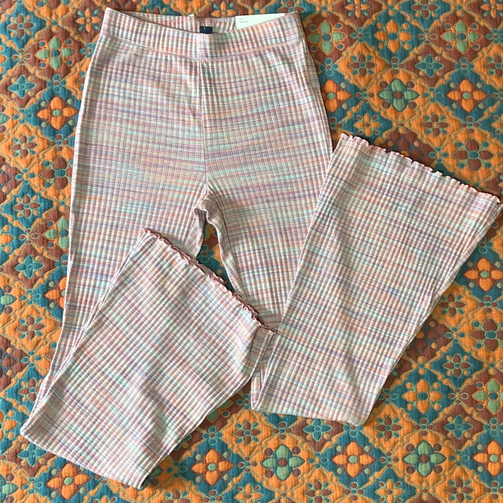American Eagle Ribbed Flare Leggings